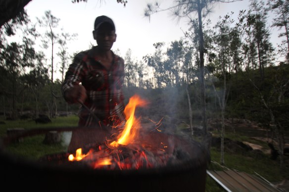 Senor Lopez, firing up the bbq