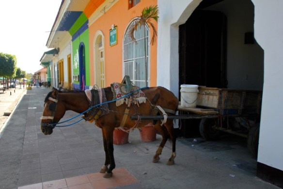 Typical Nica horse cart